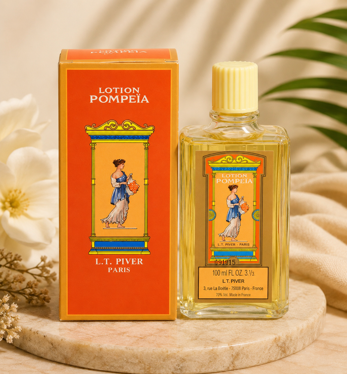 Pompeia Lotion Women Eau De Cologne Spray, 3.3 Ounce