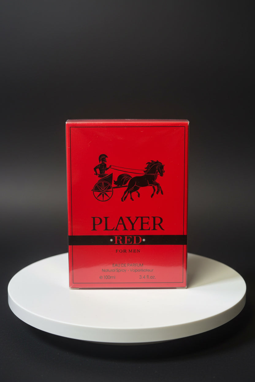 Player Red for Men by Fragrance Couture, 3.4 fl oz (100ml)