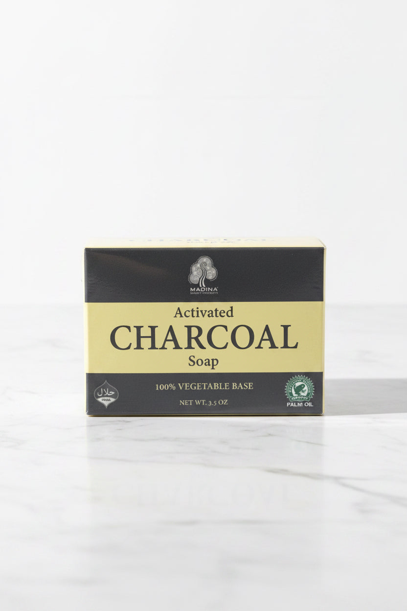 Activated charcoal soap
