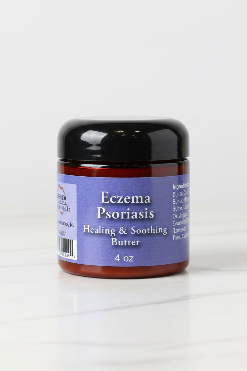Eczema Psoriasis Butter, Organic Essential Skincare Oil Blend - 4 oz