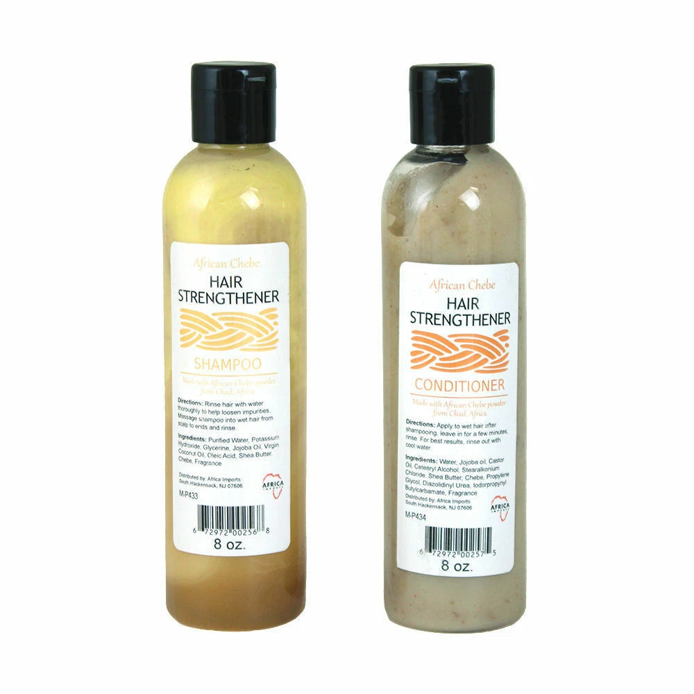 African Chebe shampoo & black soap body wash