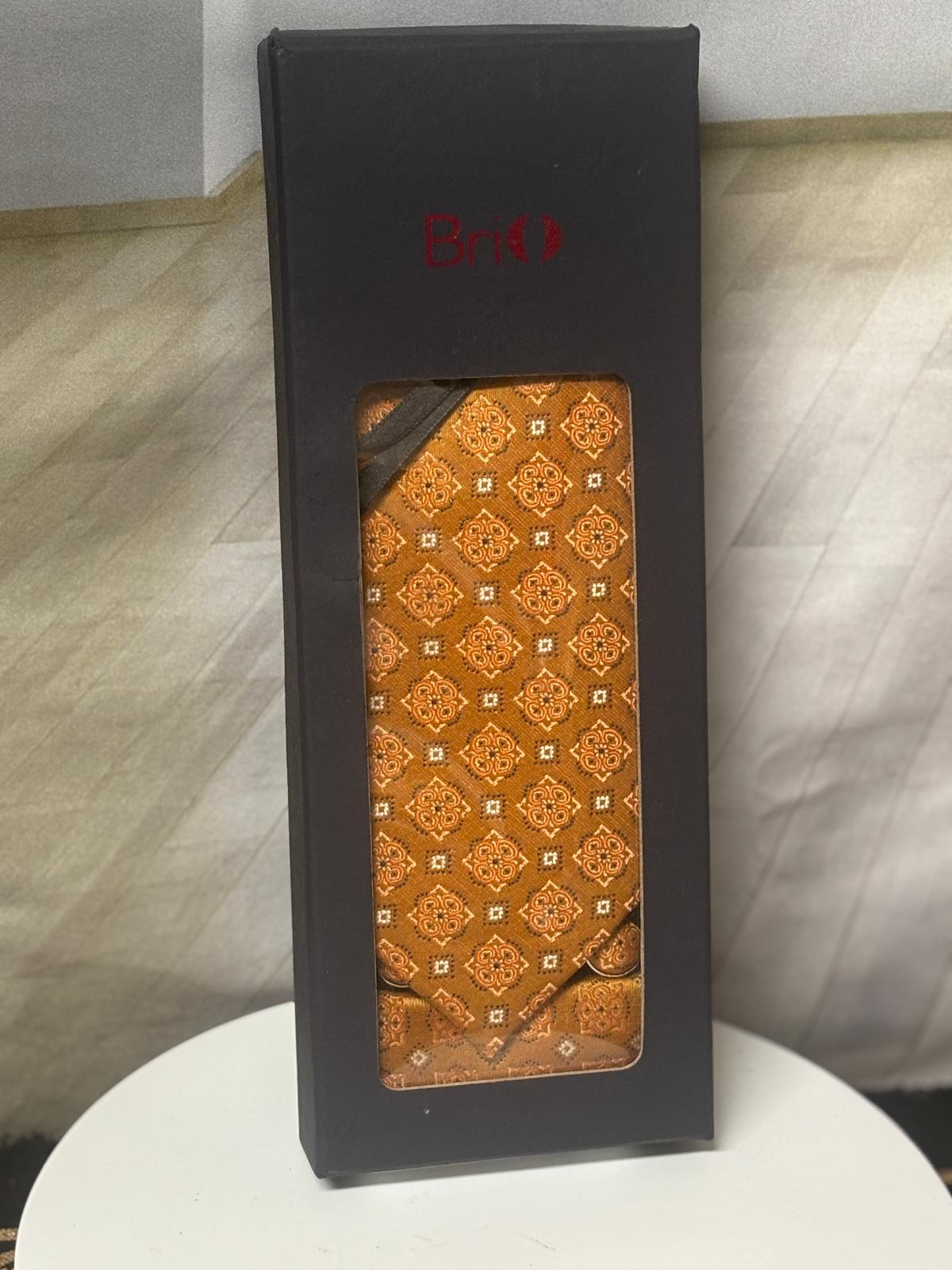 BriO Men's 100% Pure Silk Neck Tie