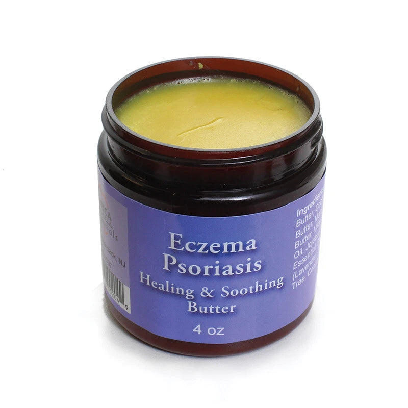 Eczema Psoriasis Butter, Organic Essential Skincare Oil Blend - 4 oz