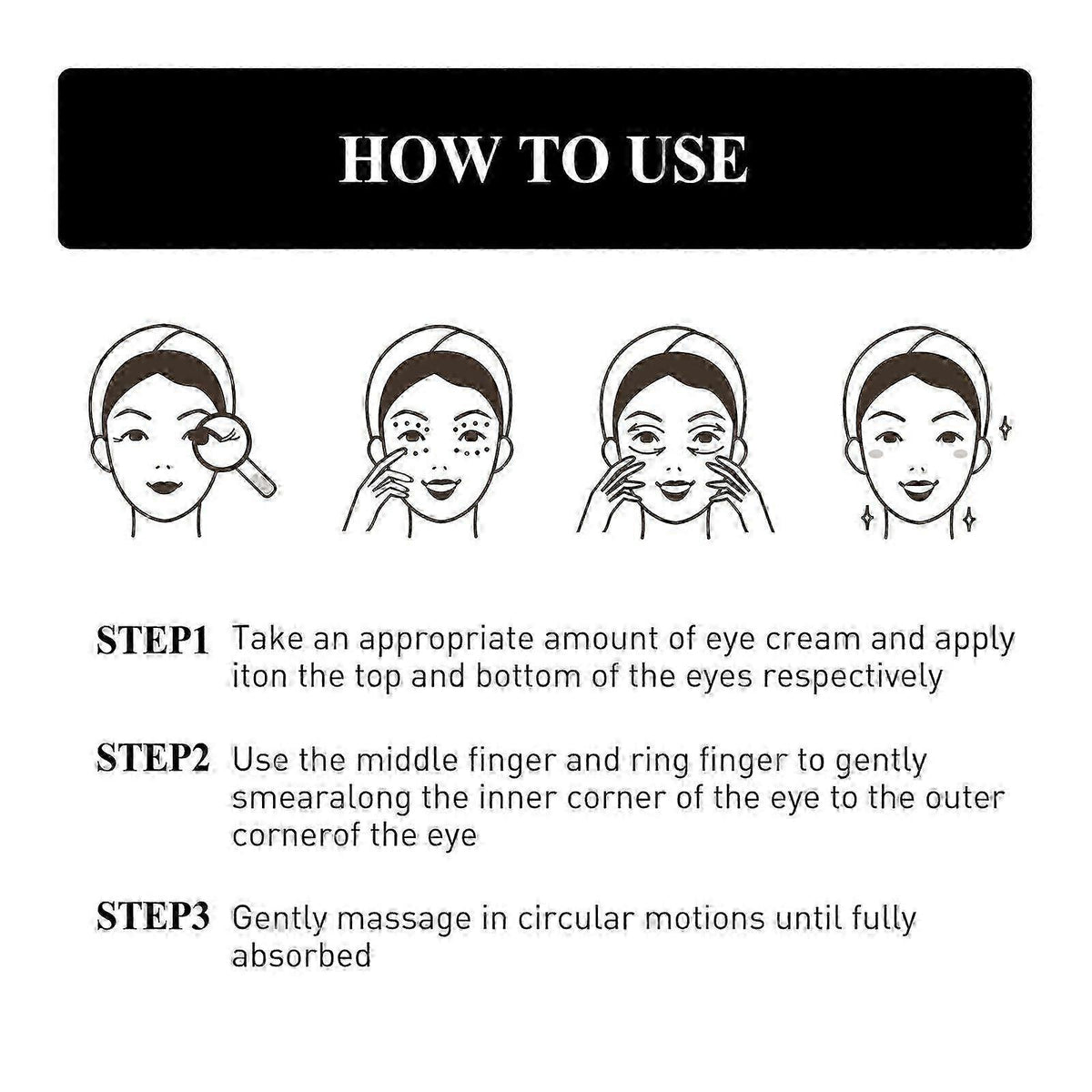 Eye Firming Lifting Cream Hydrates, Reduces Fine Lines Dark Circles, 30ml