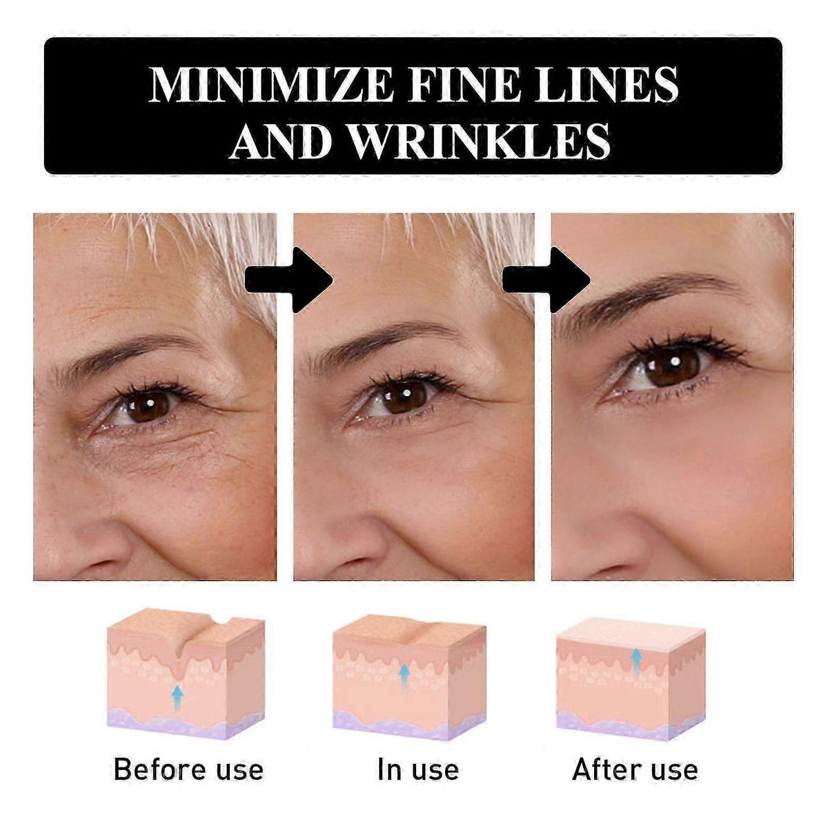 Eye Firming Lifting Cream Hydrates, Reduces Fine Lines Dark Circles, 30ml