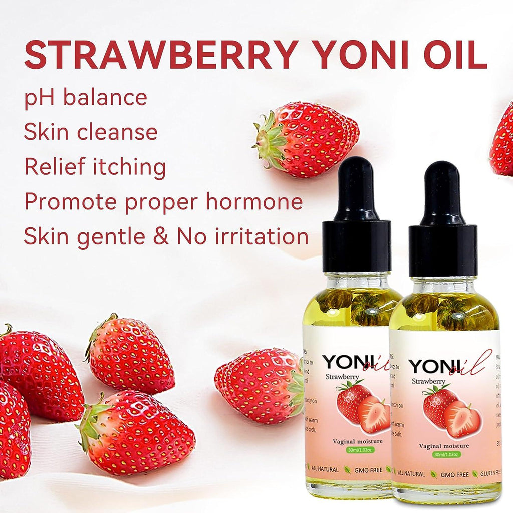 Strawberry Yoni Soap Bar & Oil Set of 2