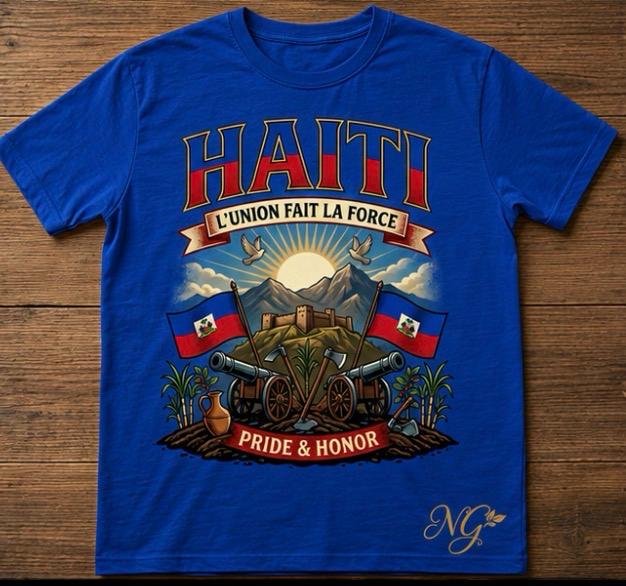 Haiti L'union fait la force t-shirt