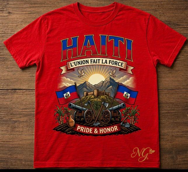 Haiti L'union fait la force t-shirt