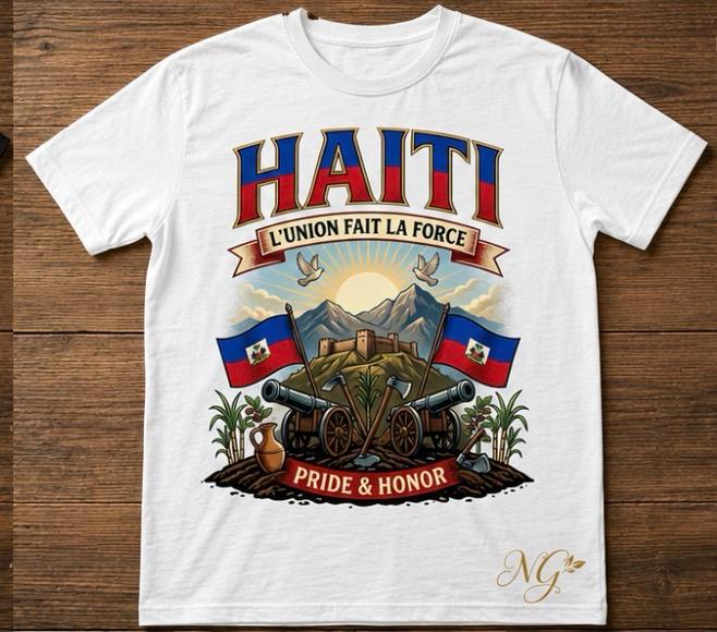 Haiti L'union fait la force t-shirt