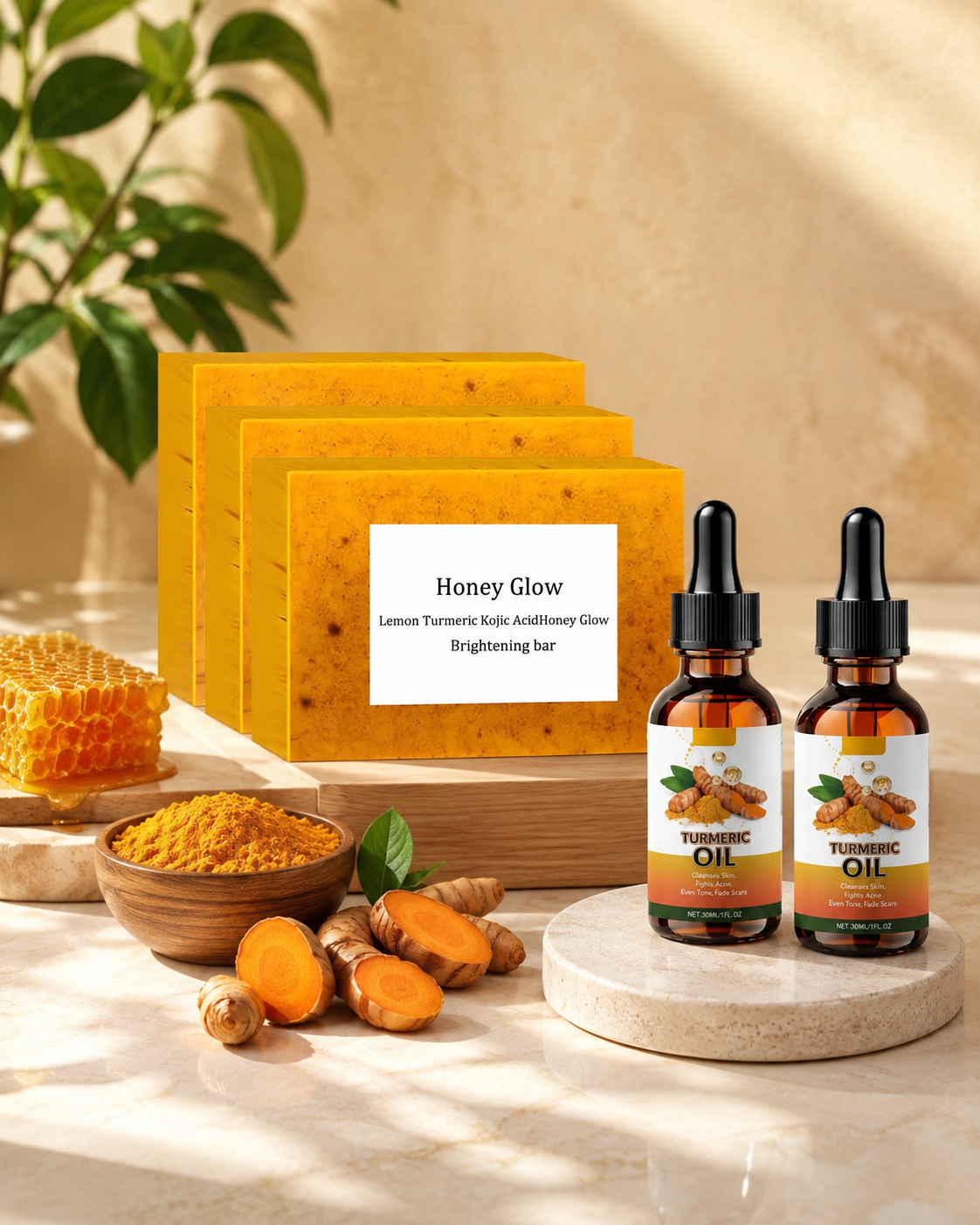 Turmeric oil & soap