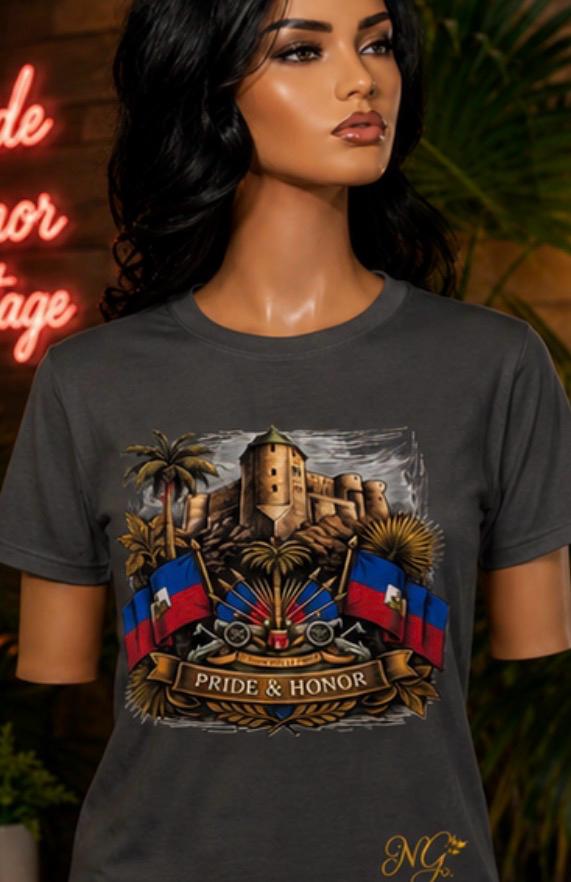 Unisex Haitian Pride & Honor T-Shirt