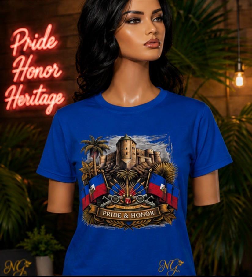 Unisex Haitian Pride & Honor T-Shirt