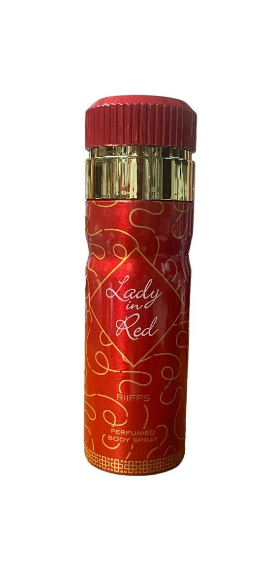RIIFFS Lady In Red Perfumed Body Spray (200ML)
