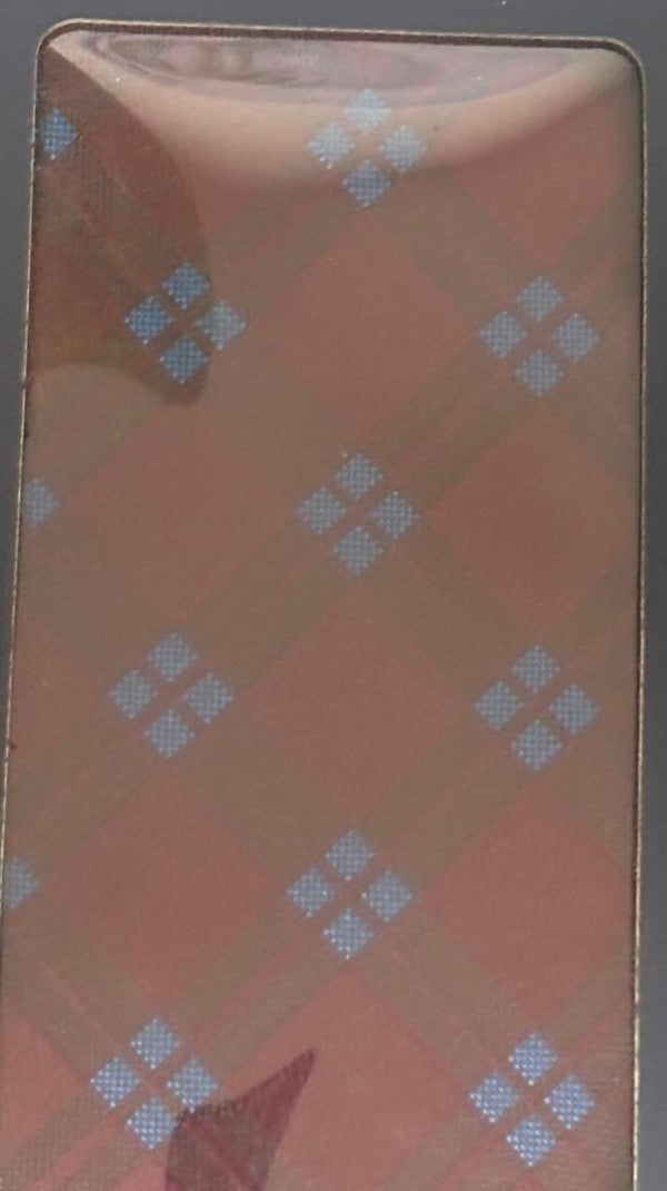 BriO Men's Tie Box Set – Burgundy with Blue Plaid
