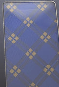 BriO Men's Tie Box Set – Royal Blue with Gold Plaid