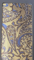 BriO Men's Tie Box Set – Gold Paisley with Blue