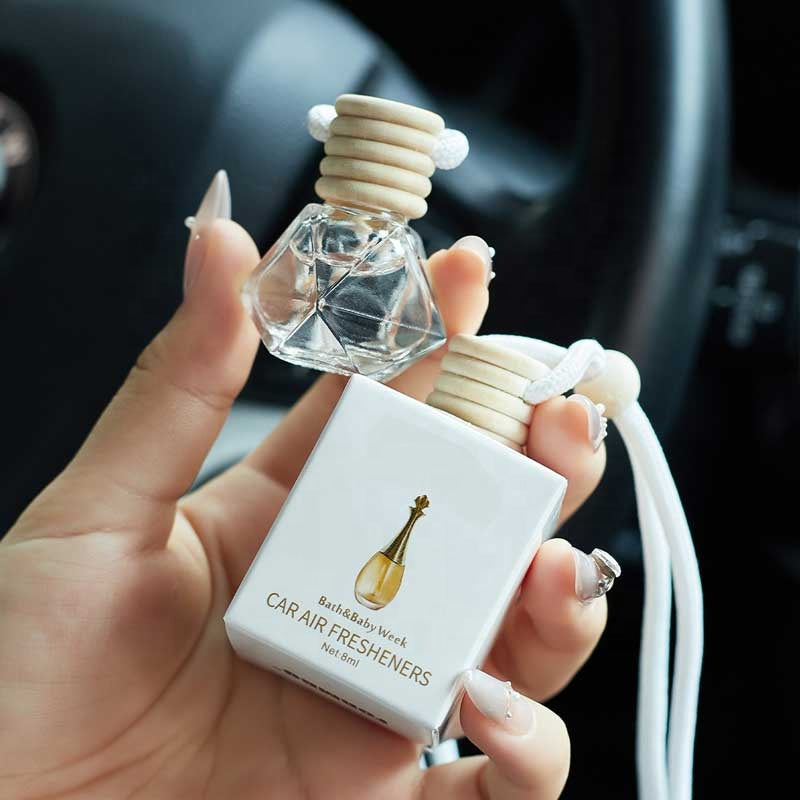 Cars Aroma Air Freshener Hanging Perfume Essential Oil Car Diffuser Hanging Car Bottles Perfume