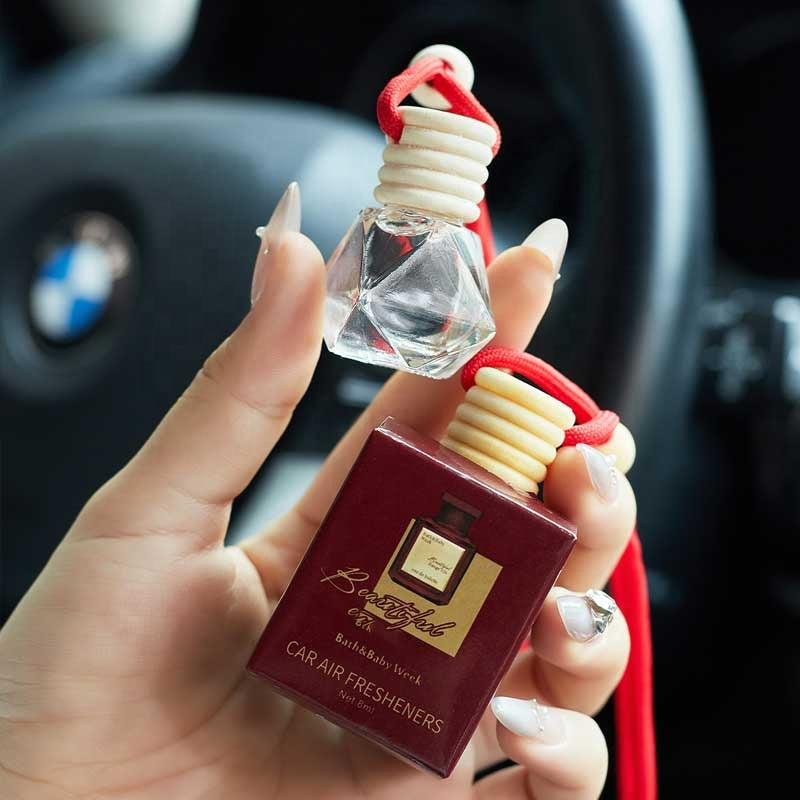 Cars Aroma Air Freshener Hanging Perfume Essential Oil Car Diffuser Hanging Car Bottles Perfume