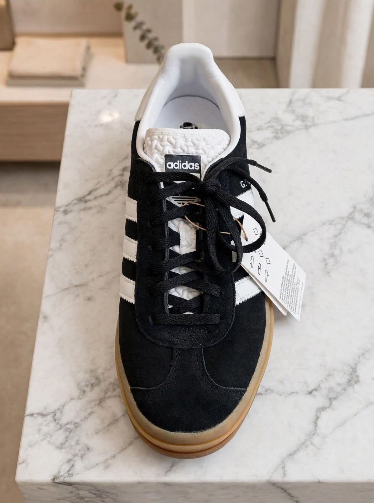 ADIDAS Gazelle Bold W - Black / White / Gum