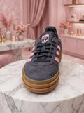 ADIDAS Gazelle Bold - Dark Gray / Pink Gum Platfor
