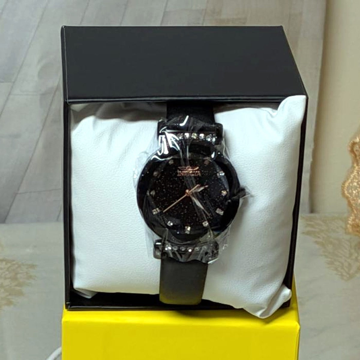 Invicta Unisex Watch – Black, Round Frame