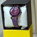 Invicta Unisex Watch – Purple and Gold, Round Frame