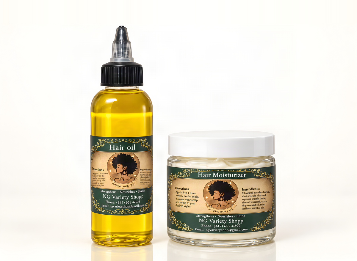 NG Hair Oil and NG Hair Moisturizer bundle