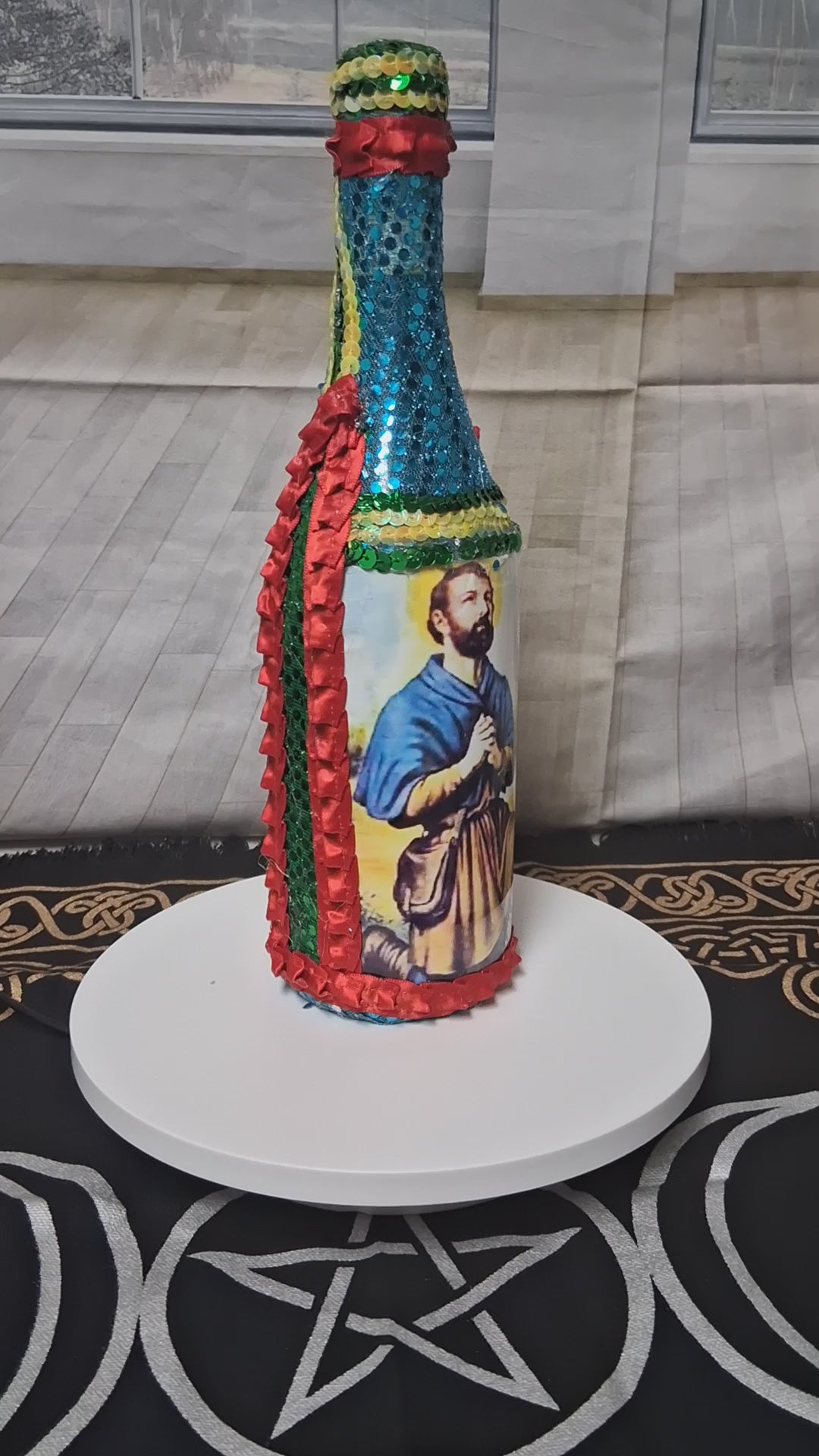 Haitian Vodou Lwa Bottle Boutey Kouzen Azaka Zaka