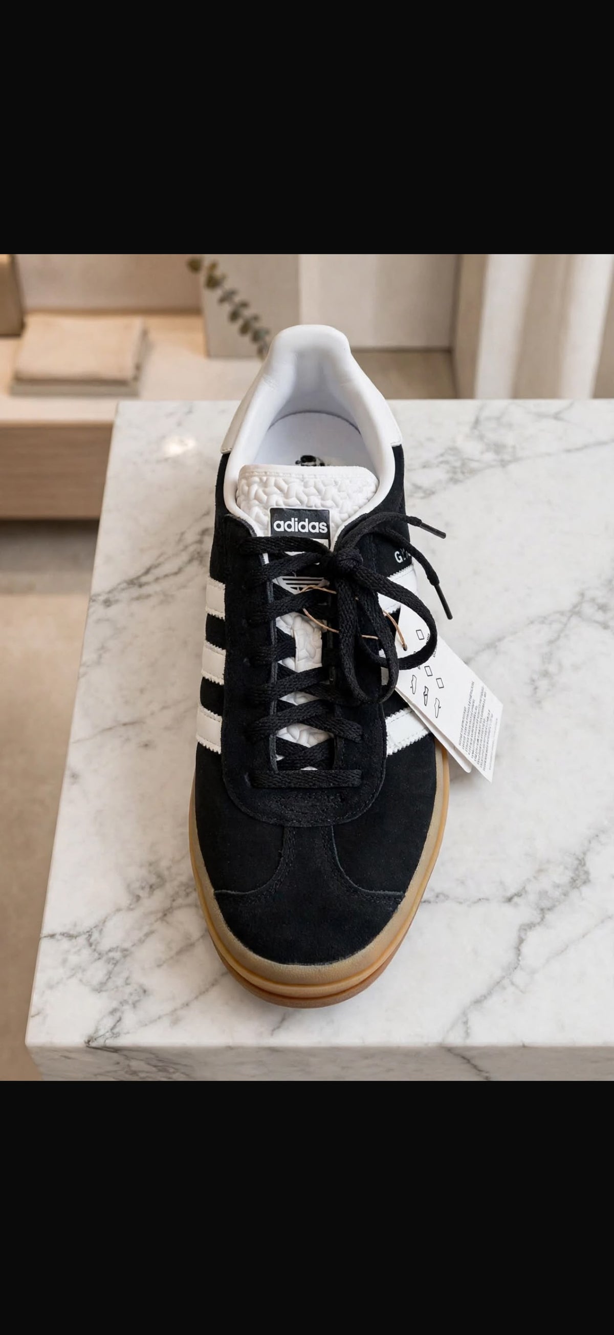 ADIDAS Gazelle Bold W - Black / White / Gum