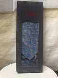 BriO Men's Tie Box Set – Blue Stone Paisley