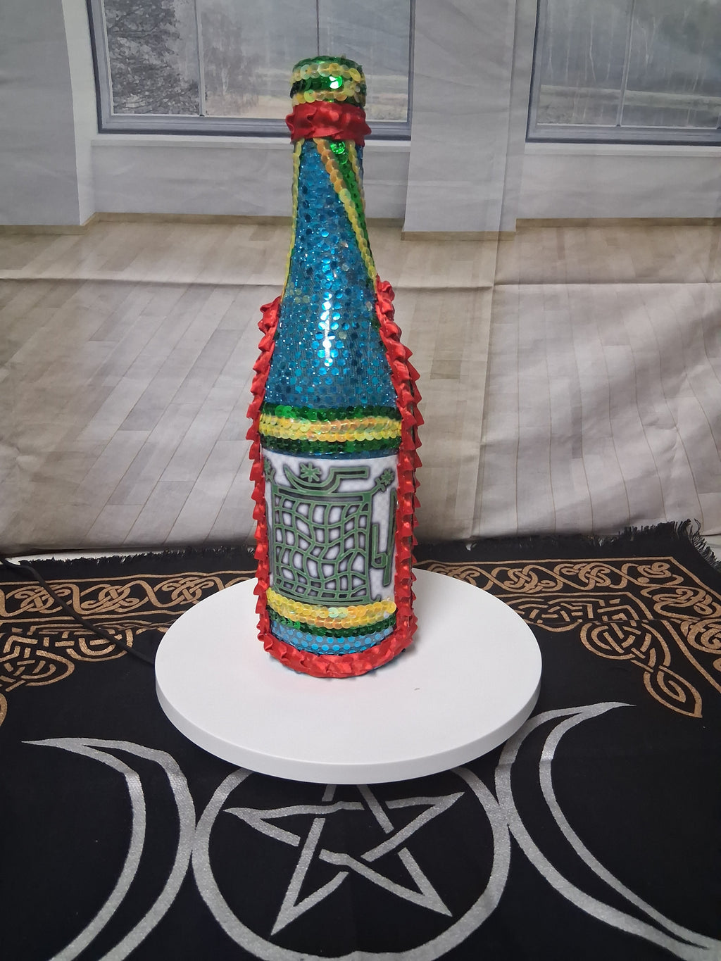 Haitian Vodou Lwa Bottle Boutey Kouzen Azaka Zaka