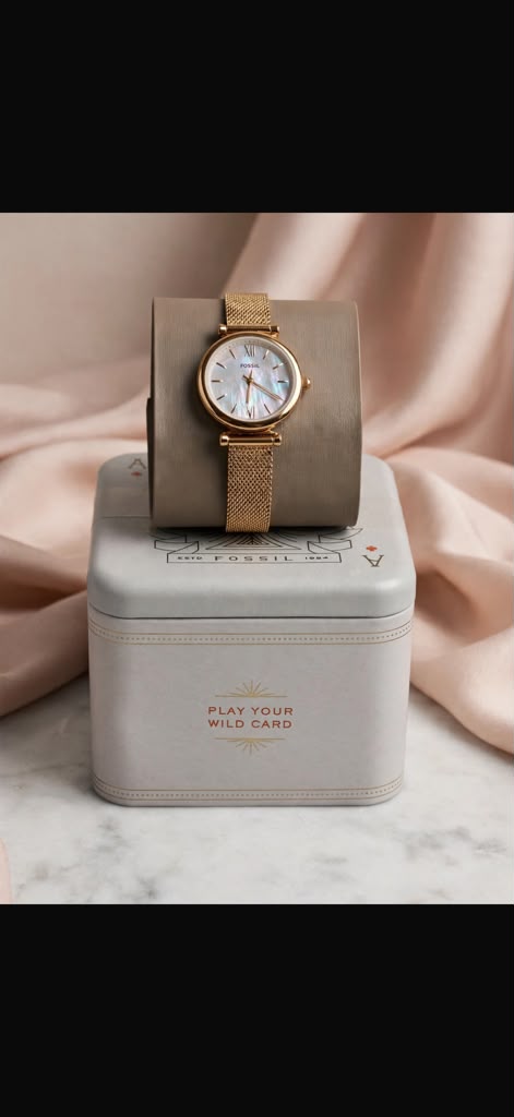 Fossil- play your wild card opal watch