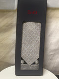 BriO Men's Tie Box Set – Taupe Geometric