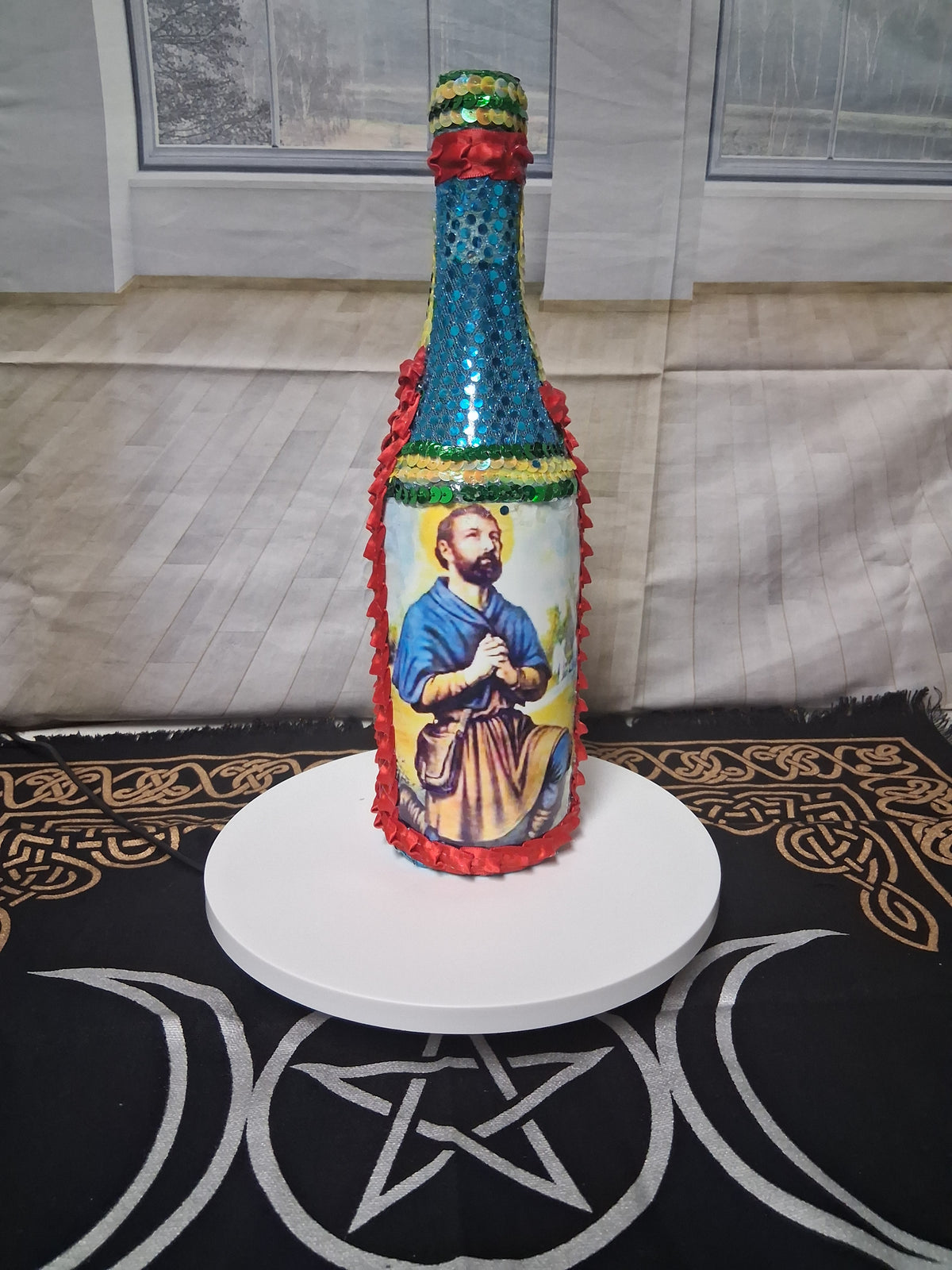 Haitian Vodou Lwa Bottle Boutey Kouzen Azaka Zaka
